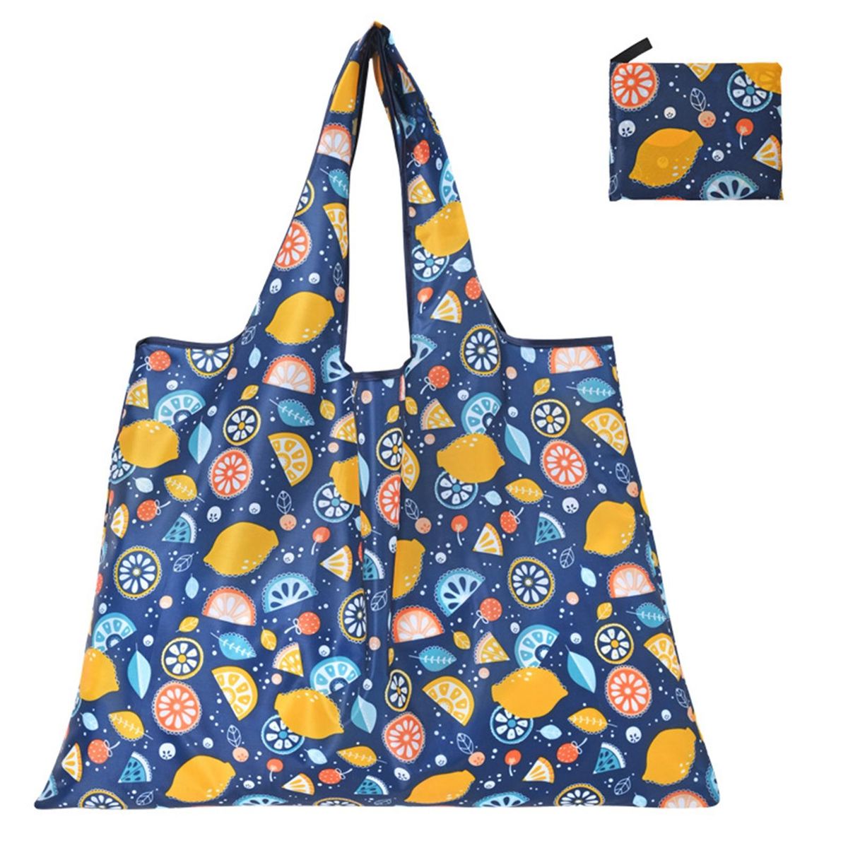 Tote Bag Floral Print Shopping Tote Bag C