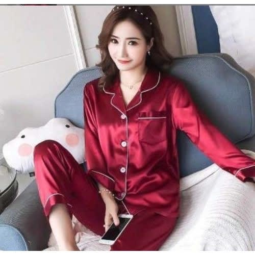 Women's Silk Pyjamas - Top & Trouser