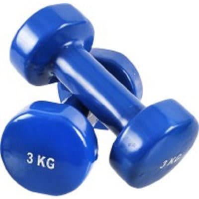Vinyl Dumbbell - 3kg Each