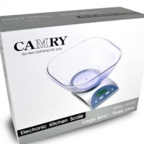 5kG/11LB Digital Kitchen Scale With Large Bowl - Three Litres