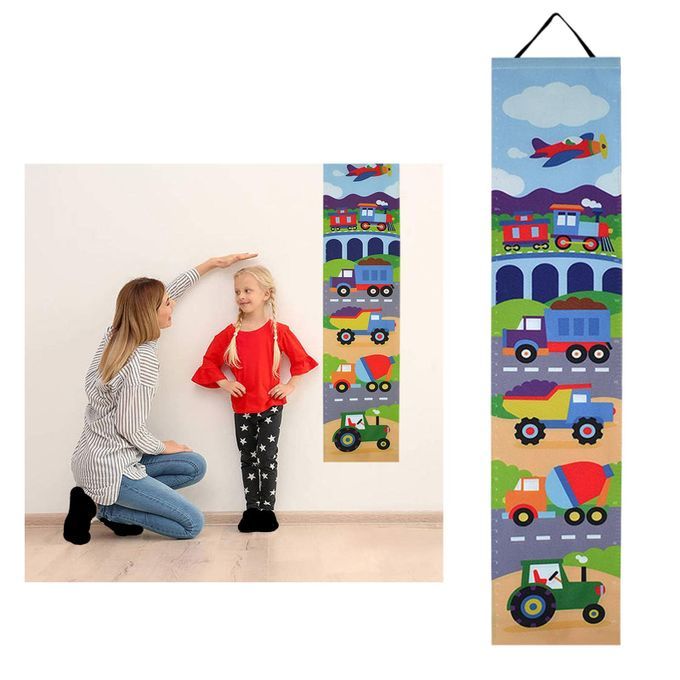 Growth Chart For Kids 12.2 X 57in For Room Decoration Children Boys
