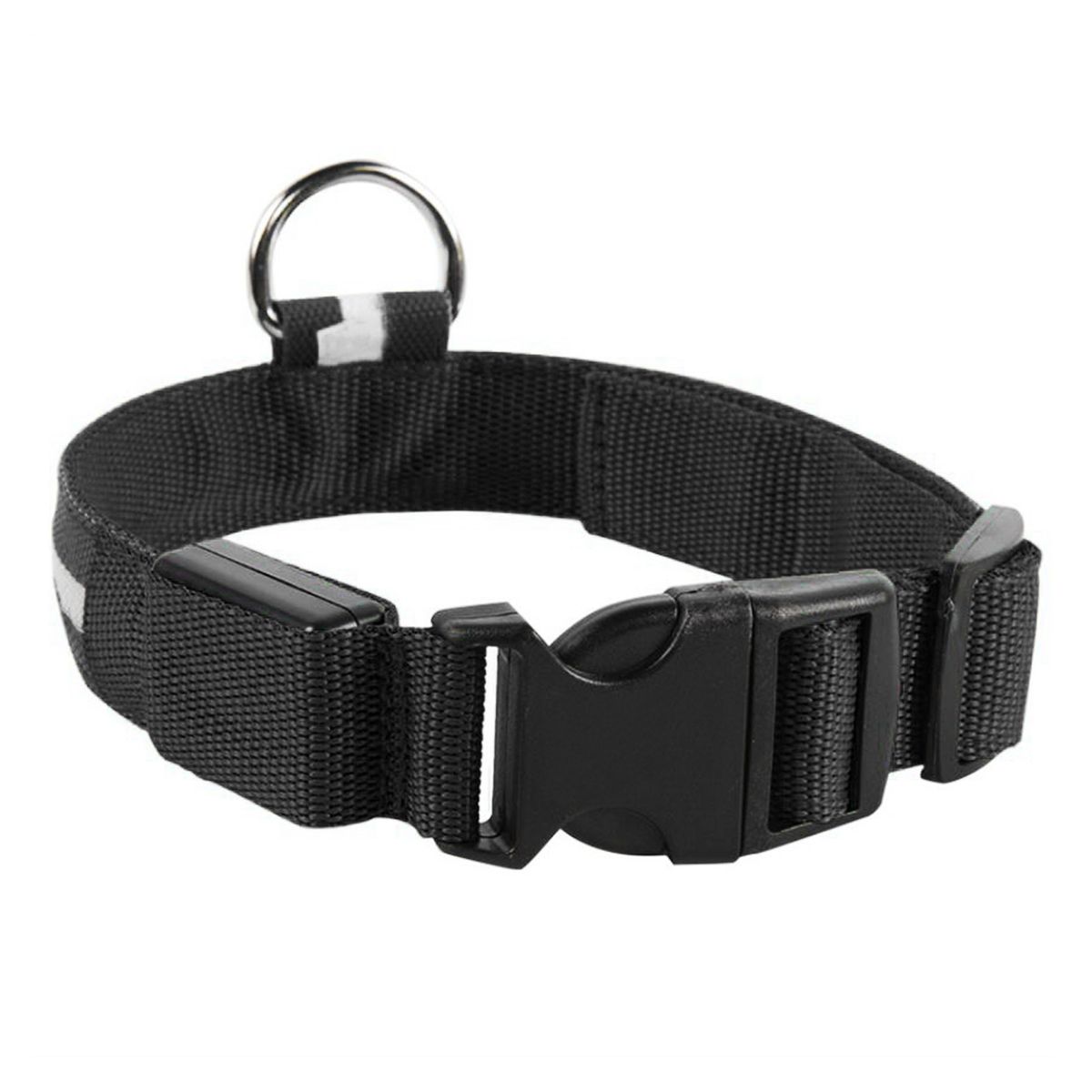 Pet Light Up LED Collar Dog Leash, Silk Mesh Nylon