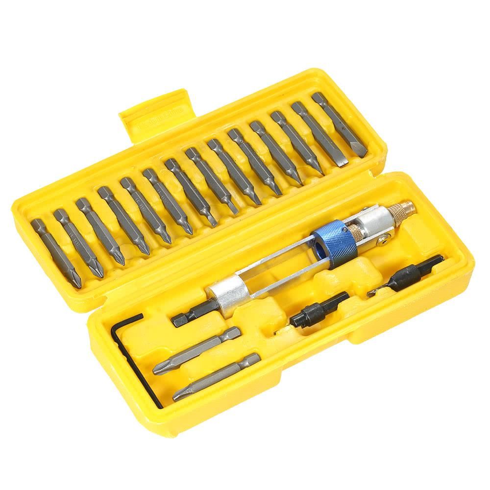 20Pcs Drill Bits High Speed Steel Double Use Hand Tools Set Screwdriver Bit for Electric Power Drill