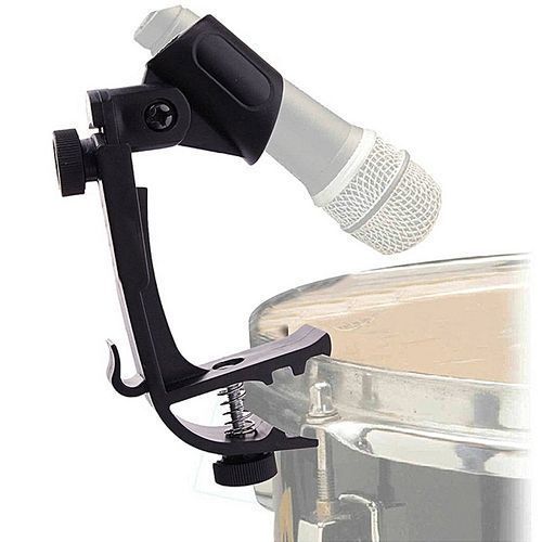 Adjustable Clip On Drum Mount Mic Clamps Holder Groove