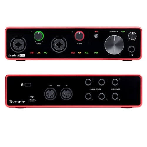 Scarlett 4i4 3rd Gen Audio Interface