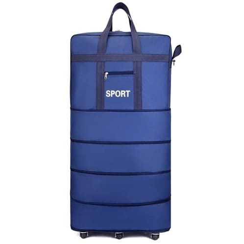 32 Inch Luggage Travel Large Capacity Bag Wheel Unisex Trolley Case Suitcase - Blue