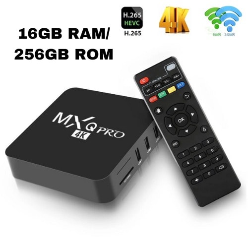 Mxq Pro 4k 16gb Ram 256gb Rom Wifi Android Streaming Tv Box