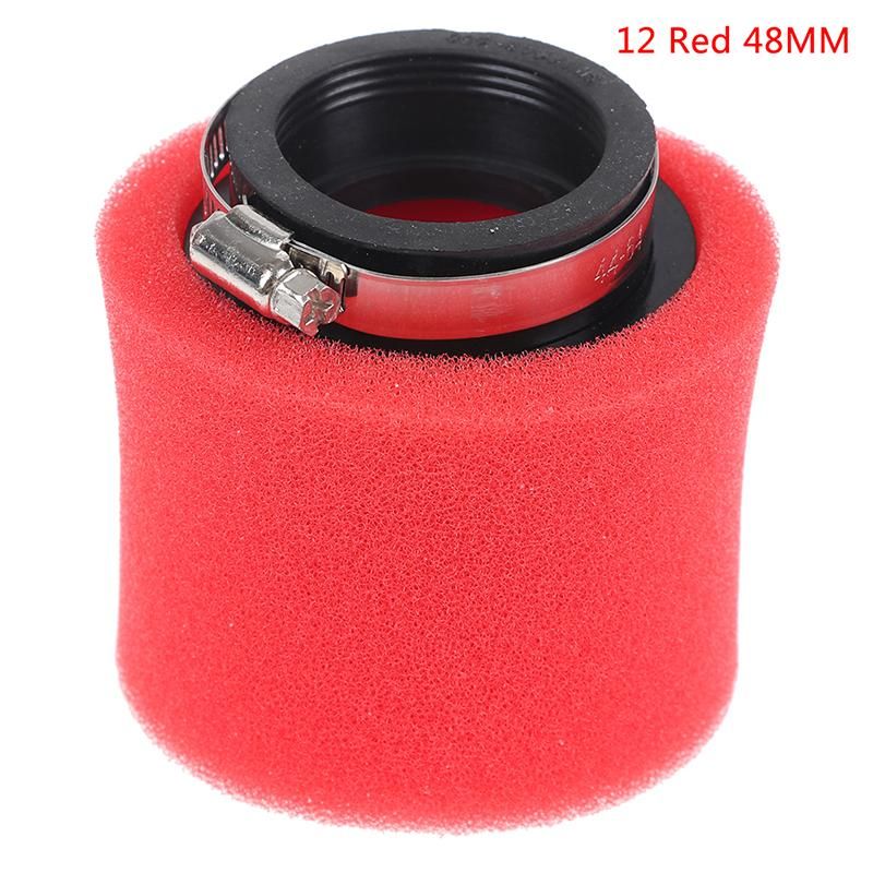 Blaand Red Straight NeFoam Air Filter 36m9mm 40mm 42mm 46mm 50mm Sponge Cleaner Moped Scooter Dirt Pit Bike Motorcycle