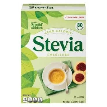 Zero Calorie Stevia Sweetener - 160g X 80 Sachets