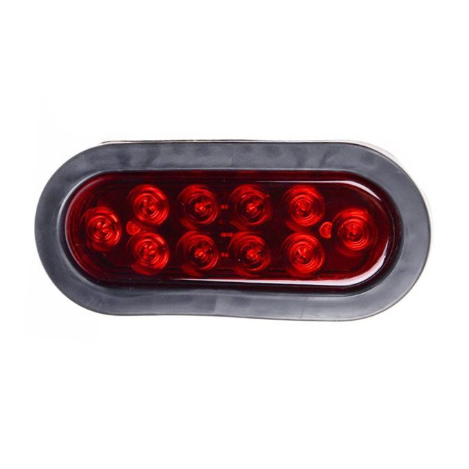 12V 10  S 6in H  Ar Side Marker Lights Turn Signal Light For Tru Ks Trailer-Red