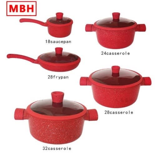 MBH 10 Pieces Cookware Set
