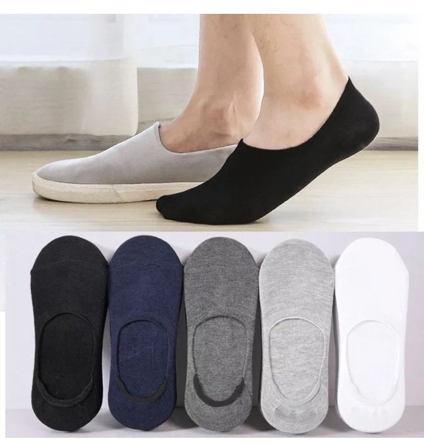5 Pairs Sneakers Loafers Fashion Invisible Socks