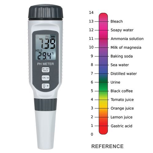 PH Tester Professional PH Water Quality Tester Portable Pen Type PH M