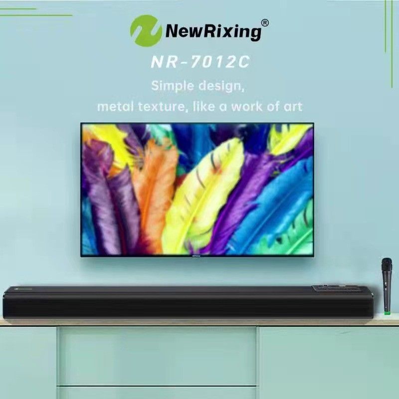 2023 New Rixing Hi-Fi Wireless Soundbar NR 7012c  SOUNDBAR SPEAKER