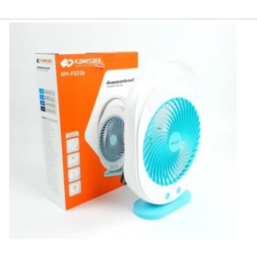 Rechargeable Desk Fan With Light 4500mAh