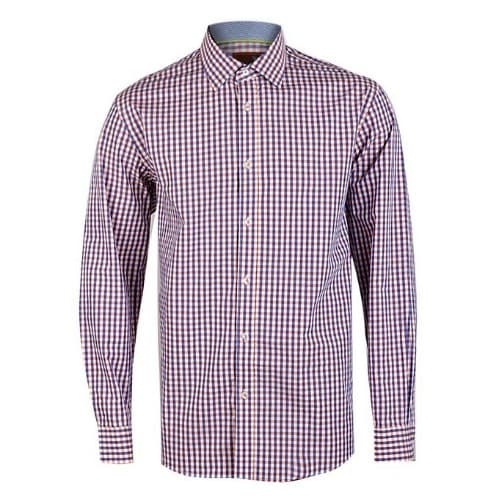 Men's Check Long-sleeve Shirt