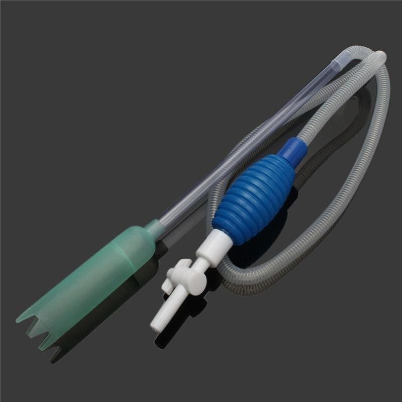 Aquarium Fish Tank 2.05m Vacuum Syphon Water Siphon Hand Pump Cleaner US