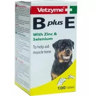Vetzyme - B Plus E For Dogs - 100 Tabs
