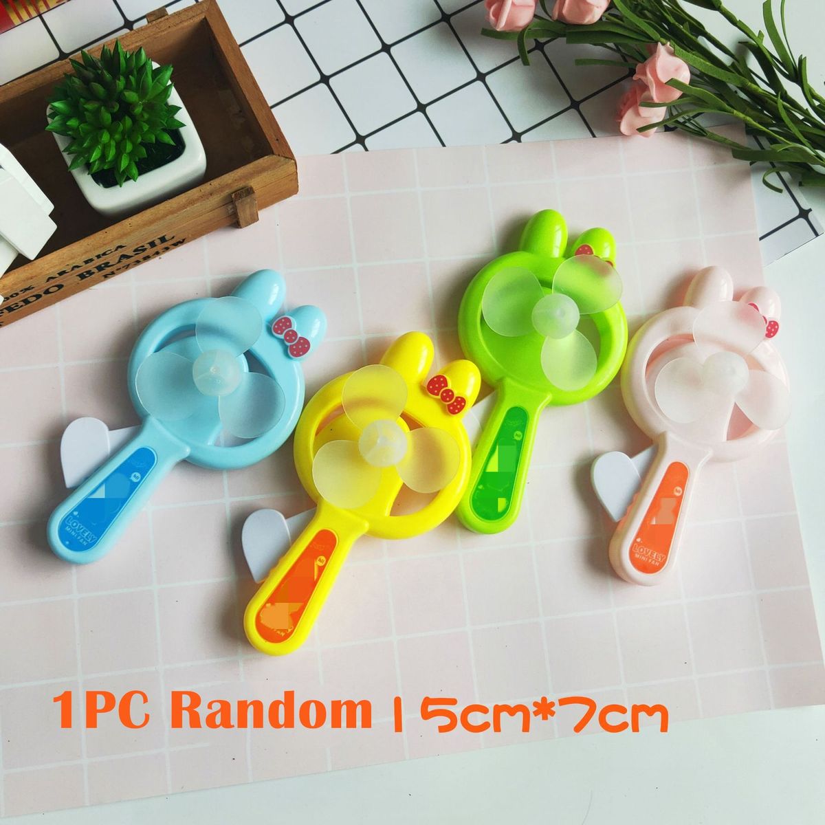 Children Handheld Air Manual Pressure Mini Fan Summer Portable Mini For Conditioner 1PCs Cooling Hand Kids Page Cubs Cartoon