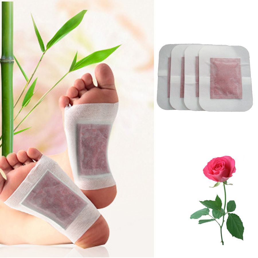 Herbal Detox Toxins Slimming Z06104 Sing Skin Health Body Foot Antistress Patches Massage Adhesive 4Pcs Feet Foot Pads