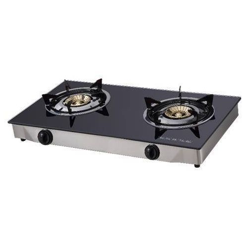 Table Top Gas Cooker With Glass Top - 2 Burner