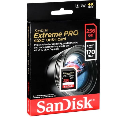 Sandisk Extreme Pro Sd 256gb 170mbs Best Buy