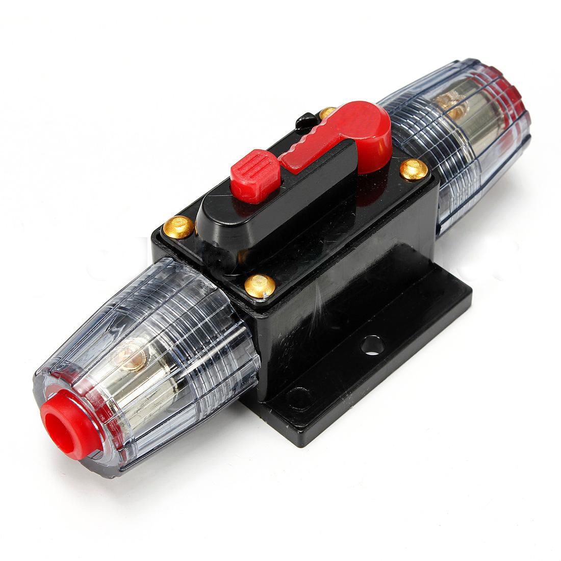 KSOL 40A Car Audio Inline Circuit Breaker Fuse Holder