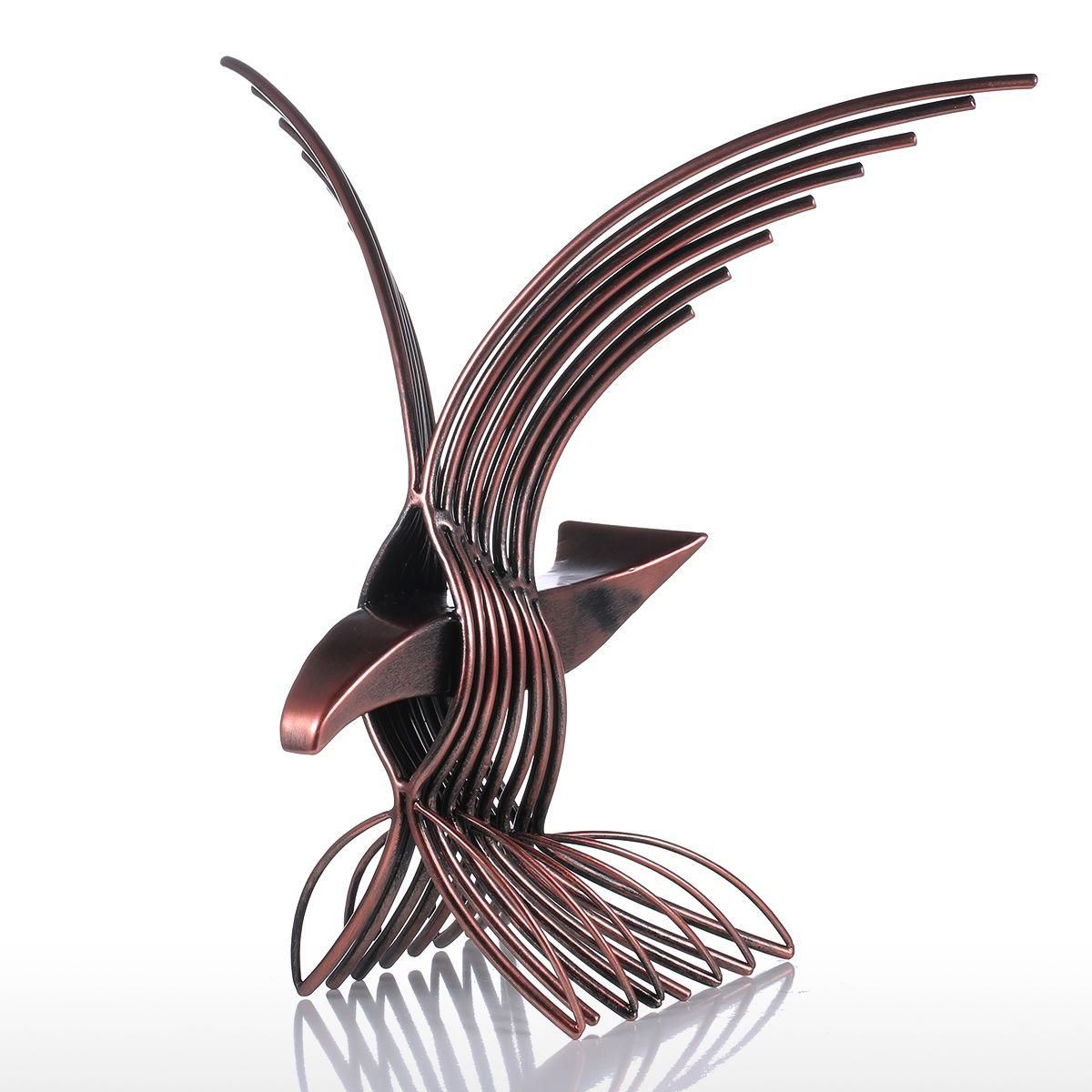 Eagle Handmade Fortune Eagle Hawk Statue Home Office Decoration Gift Wild Figurine Decor Collectible Gift