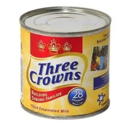 Three Crowns Evaporated Milk - 160g X 24