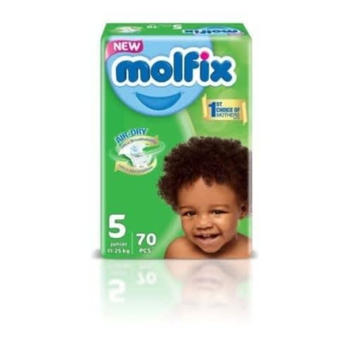 Molfix Baby Diaper Junior - Size 5 - Count 70