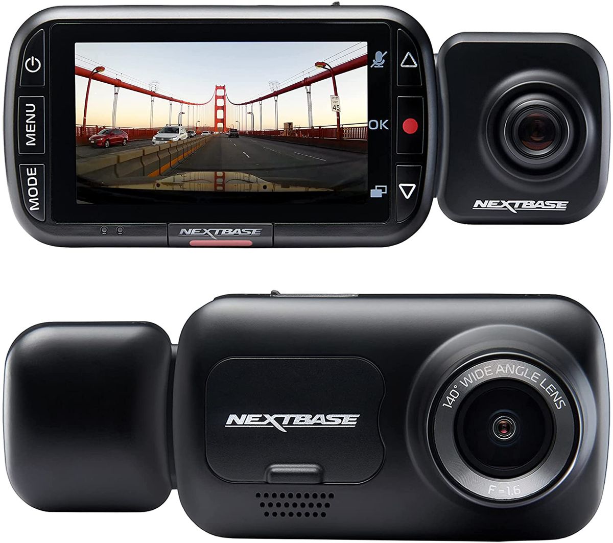 222X Dual Dash Cam Front And Rear 2.5" HD IPS Screen