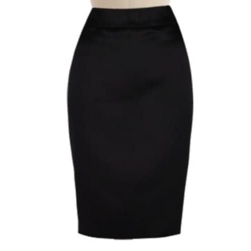 Black Bodycon Pencil Skirt