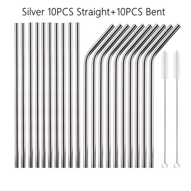 Stainless Steel Straws Set
