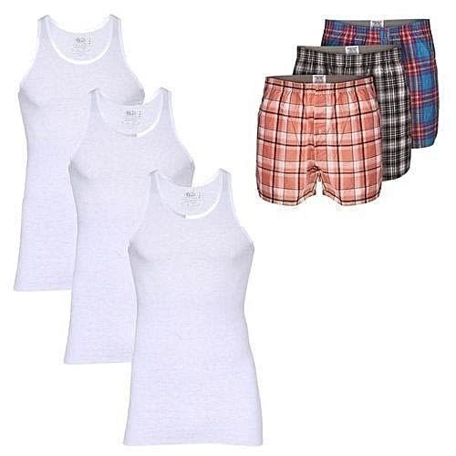 6 In 1 Men's Boxers And Singlets