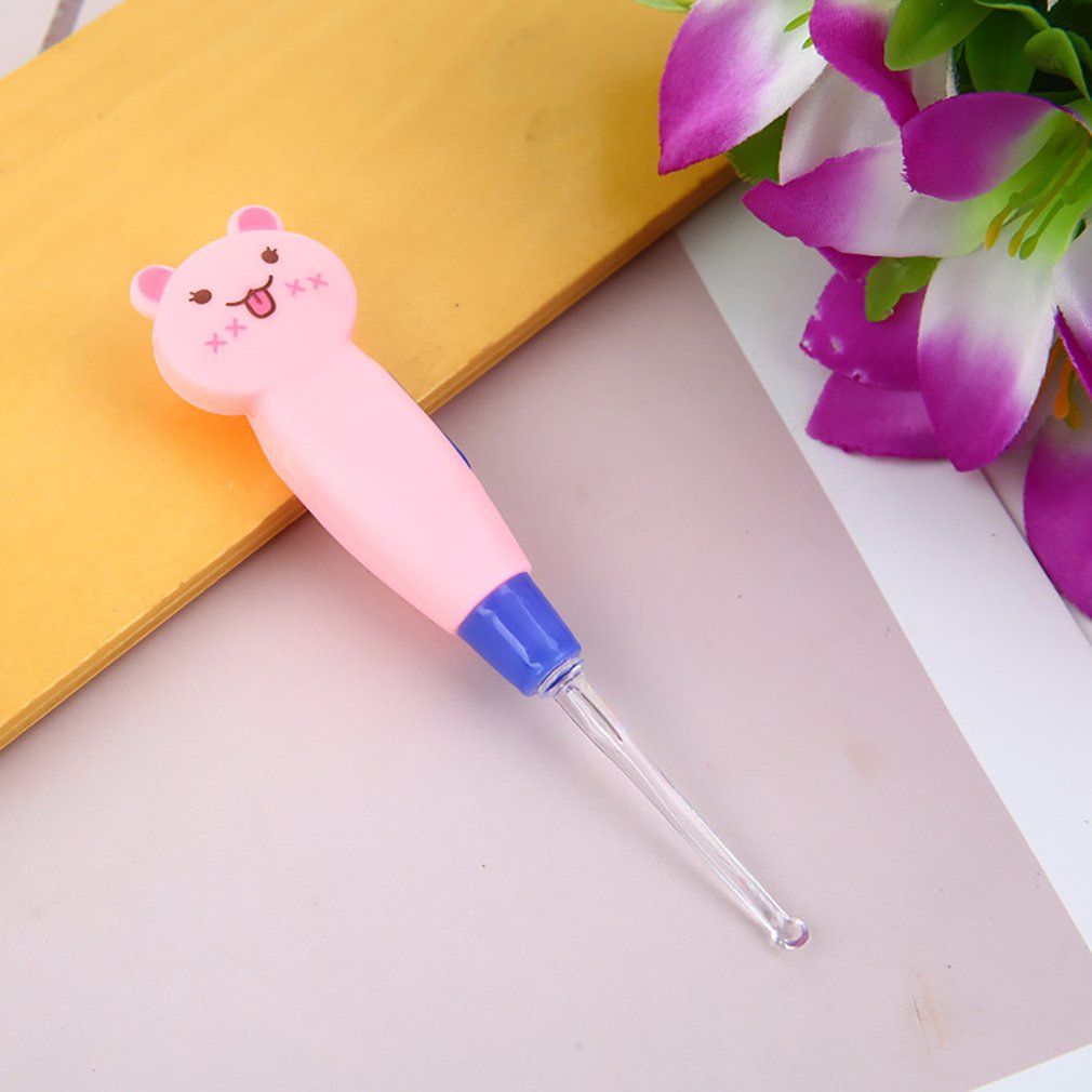 Ear Spoon Cleaning With  Lighting Cute Cartoon Animal Earwax Remover Tool