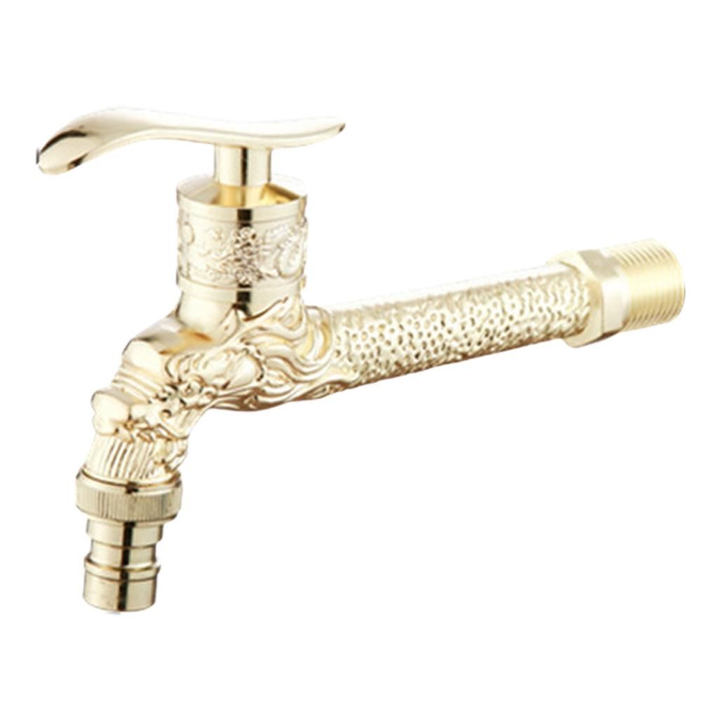 Carving  Zinc   Outdoor Garden Wash Basin  Golden