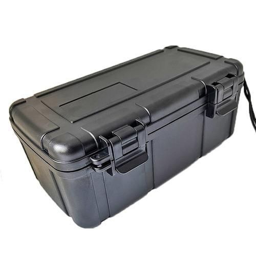 Portable Cigar Travel Humidor Box Waterproof Cigar Case Cigar Humidor Box Dust Proof Shockproof Black Cigar Holder Storage Box