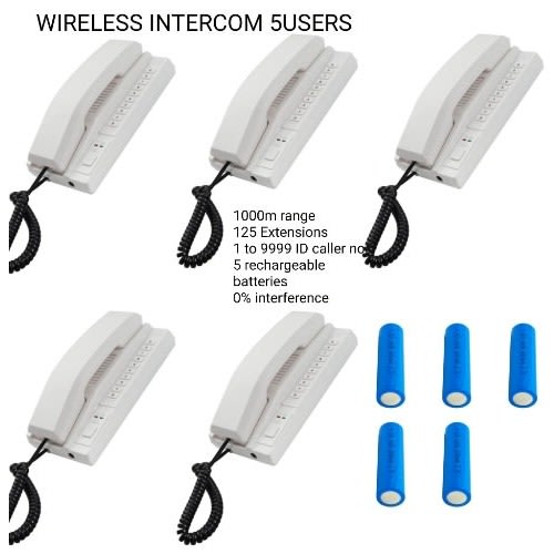Wireless Intercom Phone - 5 Users