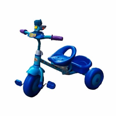 Happy Family Baby Tricycle With Carrier - Blue