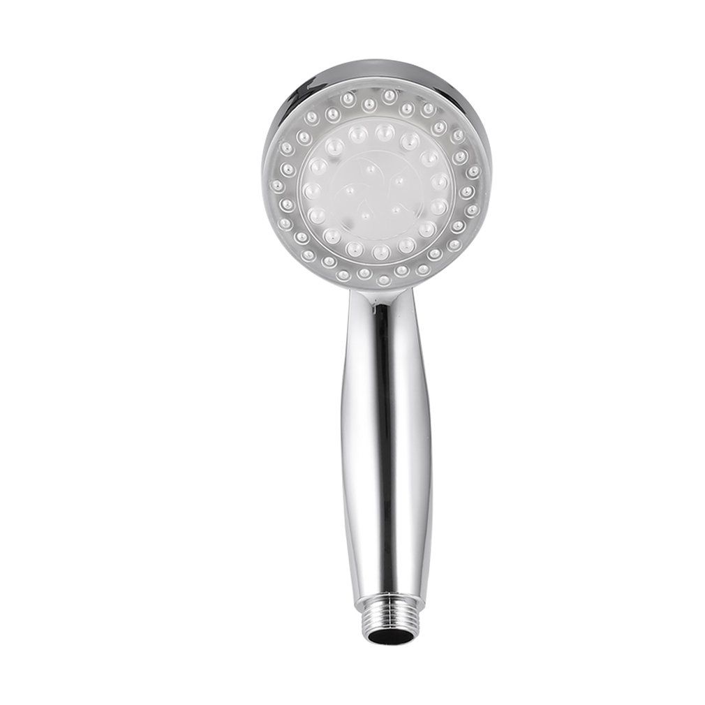 MT  Romantic Automatic 7 Color LED Lights Handing Shower Head RC-9816 For Bathroom