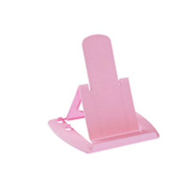 Foldable Phone Holder Grip Bra Ket Adjustable Desktop Holder  Radle Stand-pink