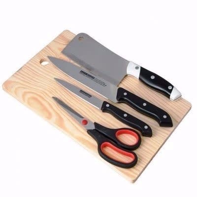Knife Set With Chopping Board