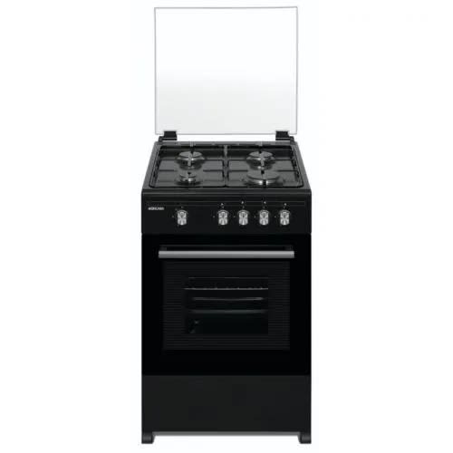 4 Burner Gas Cooker +oven - Black