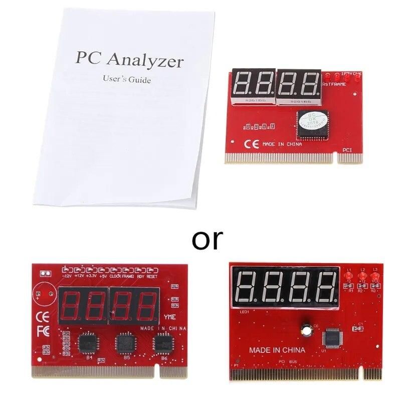Computer PC 4 Digit Diagnostic Analyzer Card Motherboard Tester High Quality  X6HA