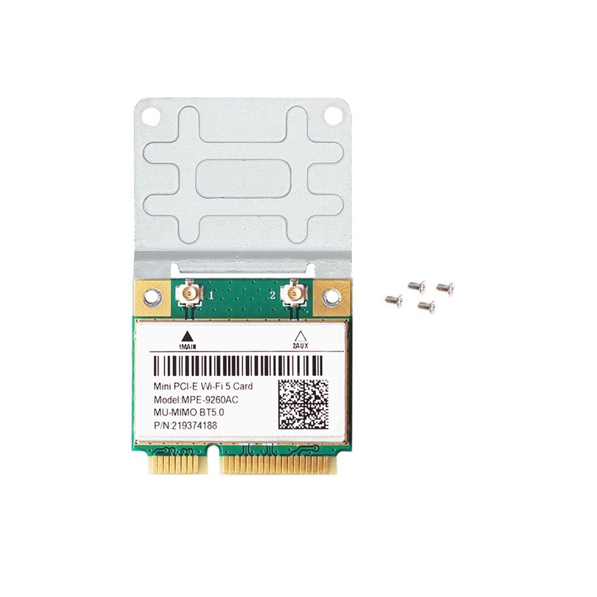 2033Mbps Mini-PCIE Card 9260AC 2.4G/5GHz BT 5.0 Wlan WiFi