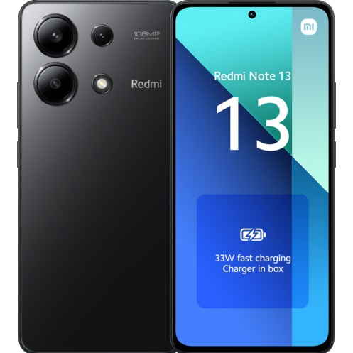 Xiaomi Note 13 - 6GB RAM - 12GB ROM - 5000mah - Dual Sim - Black