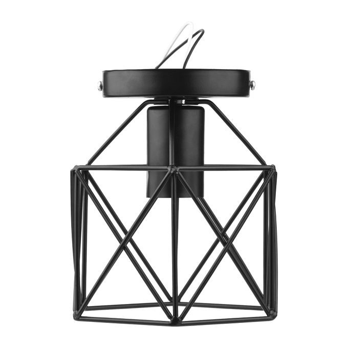Pendant Light Shade Metal Hexagonal Vintage Light Cage