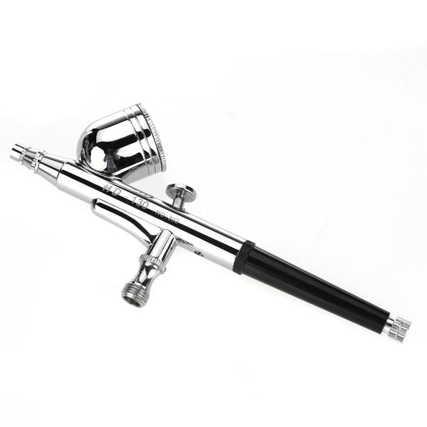 Dual Act Gravity Feed Airbrush Gun  Art  Tattoo Tool Kit