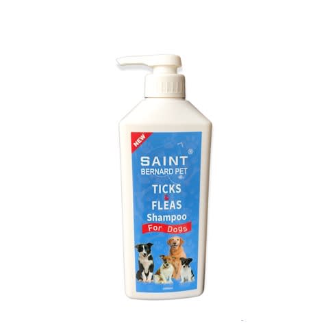 St Bernards Ticks & Flears Shampoo For Dogs- 1080ml