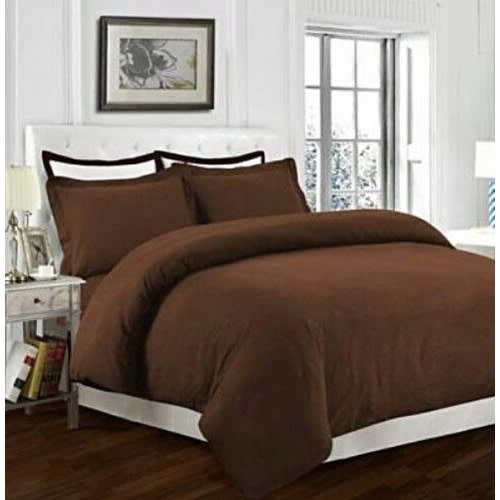 Plain Brown Duvet Cover